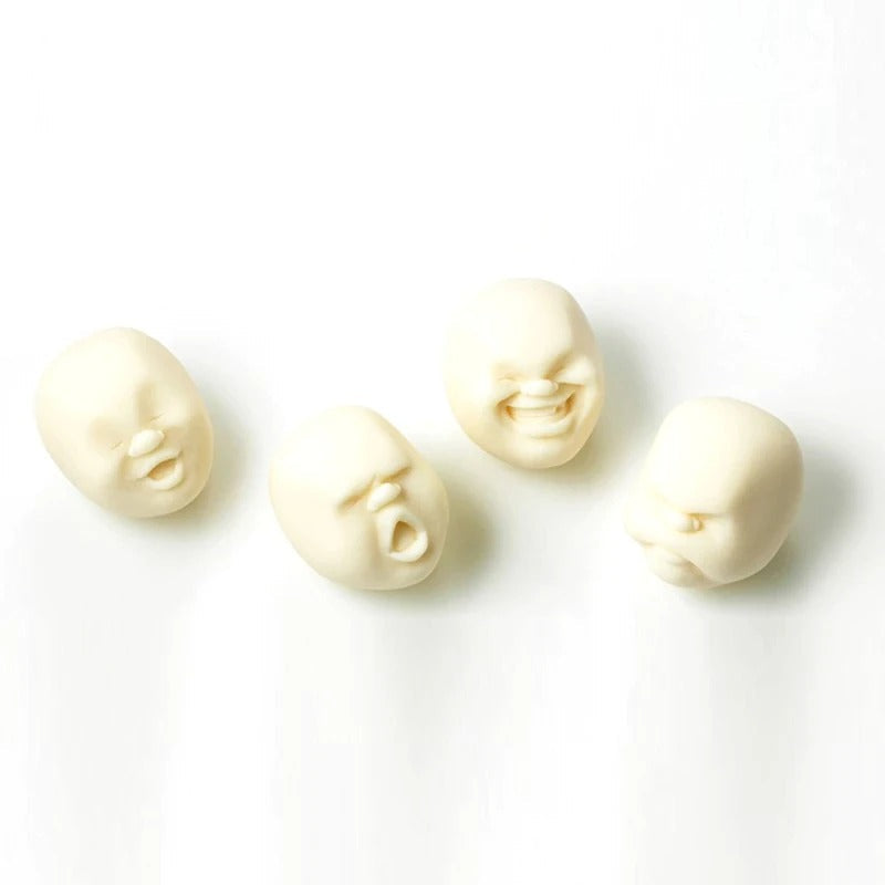 Caomaru Anti-stress Face Balls (4Pcs/Pack)