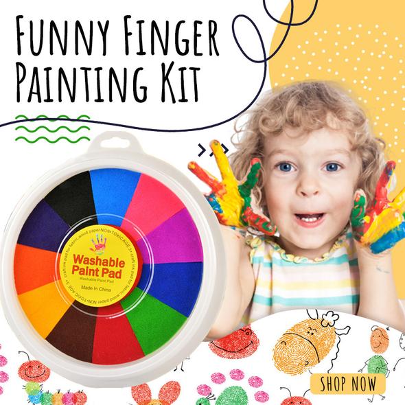 Funny Finger Painting Kit