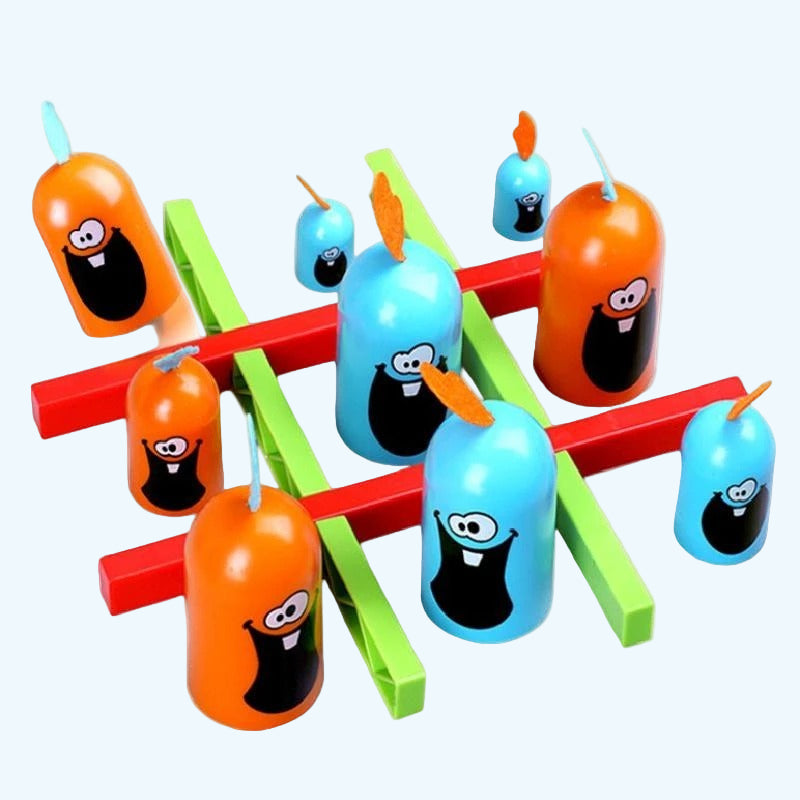 Gobblet Gobblers Board Game – Tic-Tac-Toe Strategy Game - Interactive Educational Toy Gift